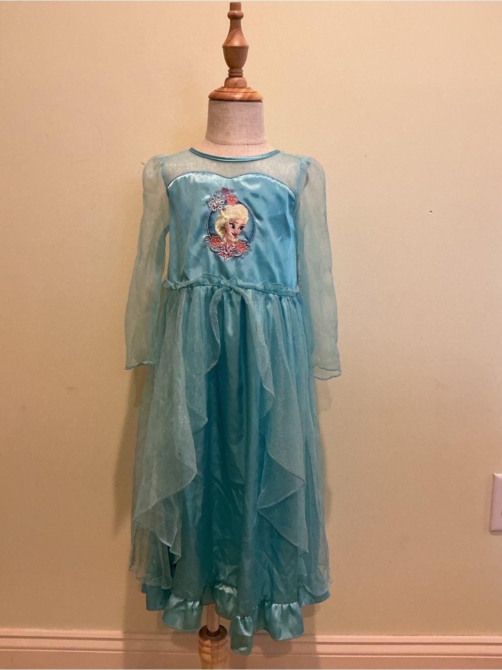 Disney Light Blue Elsa Sparkle Princess Nightgown